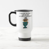 Mug De Voyage Exercice, poussée, humour de saut (Gauche)