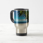 Mug De Voyage Exotic beach throw pillow (Devant gauche)