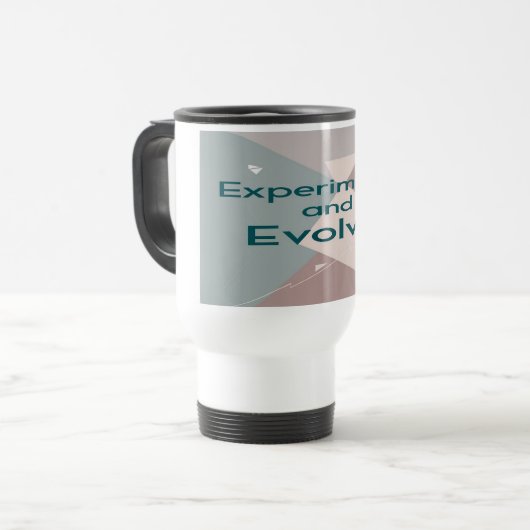 Mug De Voyage Expérience Et Évolution (Devant gauche)