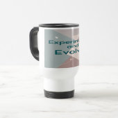 Mug De Voyage Expérimentez et évoluez (Devant gauche)