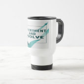 Mug De Voyage Expérimentez et évoluez 2 (Devant droit)
