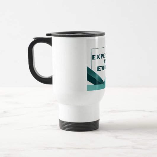 Mug De Voyage Expérimentez et évoluez 2 (Gauche)