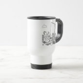 Mug De Voyage Exploitant de grue hors-bord du chantier (Devant droit)