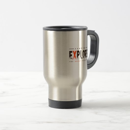 Mug De Voyage Explorateur urbain | (Devant droit)