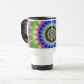 Mug De Voyage Explosion de couleur Spiky (Devant gauche)