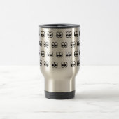 Mug De Voyage Eyes Looking Sideways Starring Eyes Emoji Pattern (Centre)