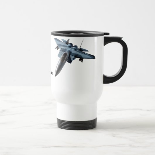 Mug De Voyage F-15C au-dessus de l'Alaska Drinkware (Droite)