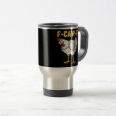 Mug De Voyage F-Caw-F Chicken Classic Retro Cool (Devant droit)