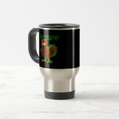 Mug De Voyage F-Caw-F Chicken Classic Retro Graphic (Devant gauche)