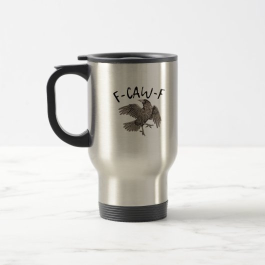 Mug De Voyage F-Caw-F Classique Esthétique Décontracté (Gauche)