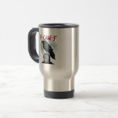 Mug De Voyage F-Caw-F Corbeau drôle Halloween (Devant gauche)