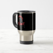 Mug De Voyage F-Caw-F Crow Funny Gothic Moon Bird Halloween Retr (Devant gauche)