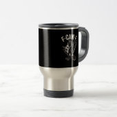 Mug De Voyage F-Caw-F Crow Retro Classic (Devant droit)