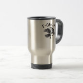 Mug De Voyage F Caw F Crow Retro Classic Style (Devant droit)