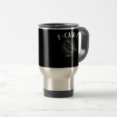 Mug De Voyage F-Caw-F Drôle Décontracté (Devant droit)