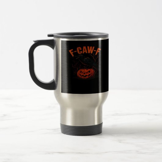 Mug De Voyage F-Caw-F Halloween Tendance Décontracté (Gauche)