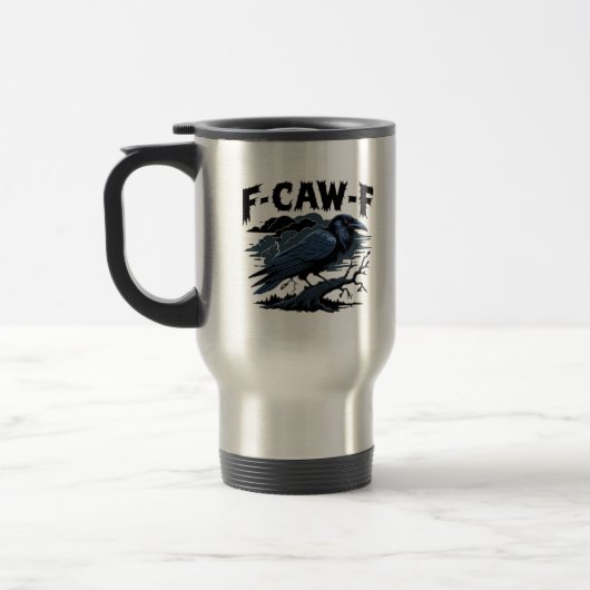Mug De Voyage F-Caw-F Minimal Clean (Gauche)