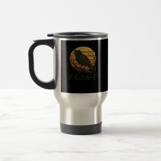 Mug De Voyage F-Caw-F Minimal Clean (Gauche)