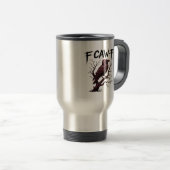 Mug De Voyage F-Caw-F Raven Classique (Devant droit)