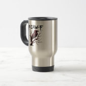 Mug De Voyage F-Caw-F Raven Classique (Devant gauche)