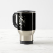 Mug De Voyage F-Caw-F Raven Moon Gothic Halloween Crow Bird Love (Devant gauche)