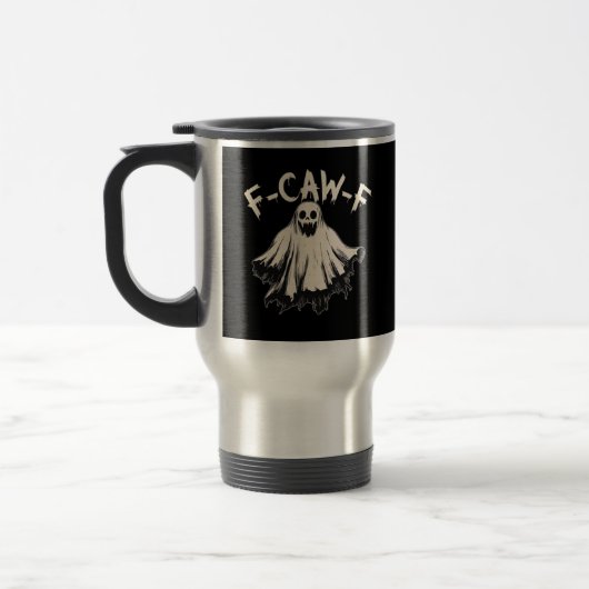 Mug De Voyage F Caw F Raven Retro Classic Style (Gauche)