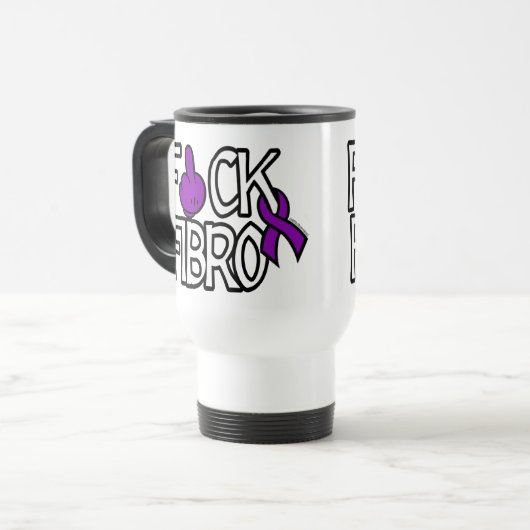 MUG DE VOYAGE F#CK FIBRO (Devant gauche)