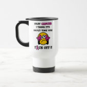 Mug De Voyage F#CK OFF...Cancer du sein (Gauche)