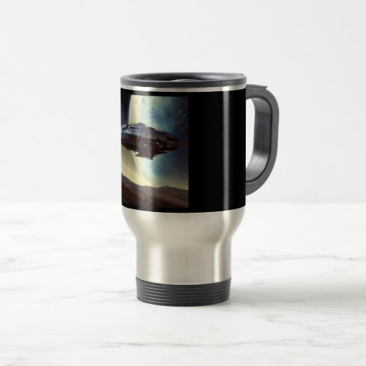 Mug De Voyage F. vaisseau spatial orbitant 2 (Devant droit)