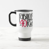 Mug De Voyage Fabuleux à 40 rouges (Gauche)