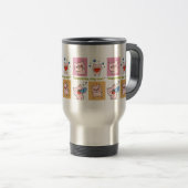 Mug De Voyage faces de devis de porc (Devant droit)