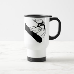 Mug De Voyage Faire du surf des neiges 3