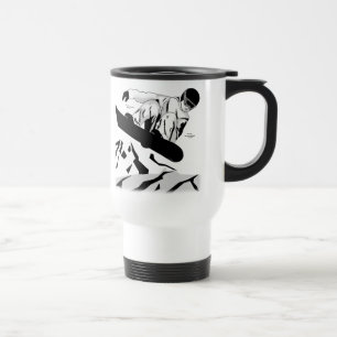 Mug De Voyage Faire du surf des neiges 5