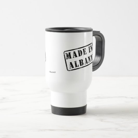 Mug De Voyage Fait à Albany (Devant droit)