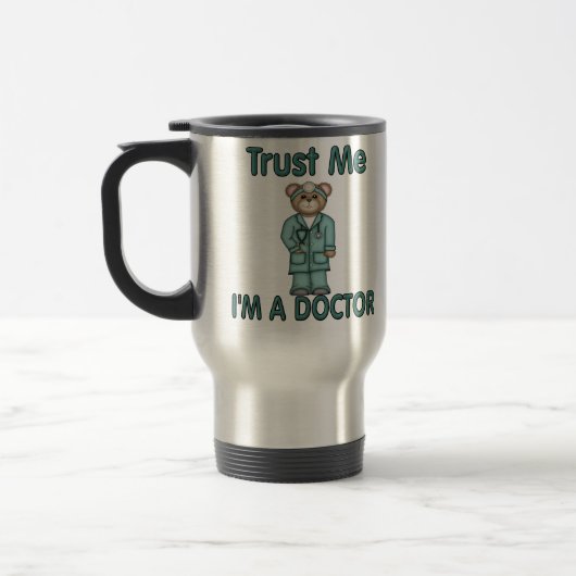 Mug De Voyage Faites-moi confiance, je suis docteur (Gauche)