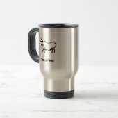 Mug De Voyage Faites-moi confiance noir (Devant gauche)