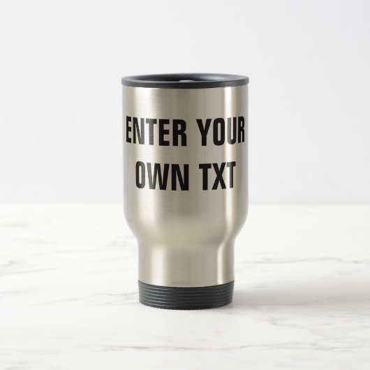 Mug De Voyage Faites votre propre culbuteur potable (Centre)