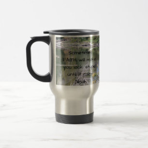 Mug De Voyage Faith Humour Inspirationnel Citation Bible Christi