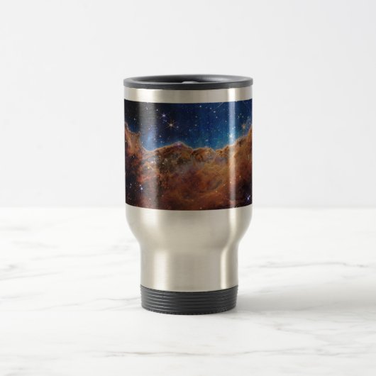 Mug De Voyage Falaises cosmiques Carina Nebula Space Webb Telesc (Centre)