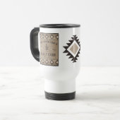 Mug De Voyage Famille Cabine Rustique Sud-Ouest Autochtone Cactu (Devant gauche)