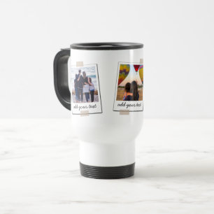 Mug De Voyage Famille personnalisée 3 Photo Collage personnalisé