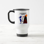 Mug De Voyage Fanatique de Shuffleboard (Gauche)