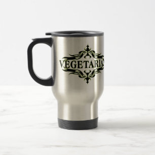 Mug De Voyage Fancy in Black - Végétarien