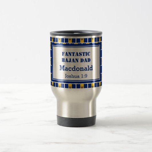 Mug De Voyage FANTASTIQUE BARBADIAN BAJAN DAD Fête des pères (Centre)