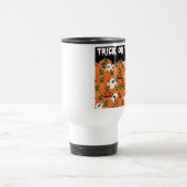 Mug De Voyage Fantômes d'Halloween Patch de citrouille hantée (Centre)
