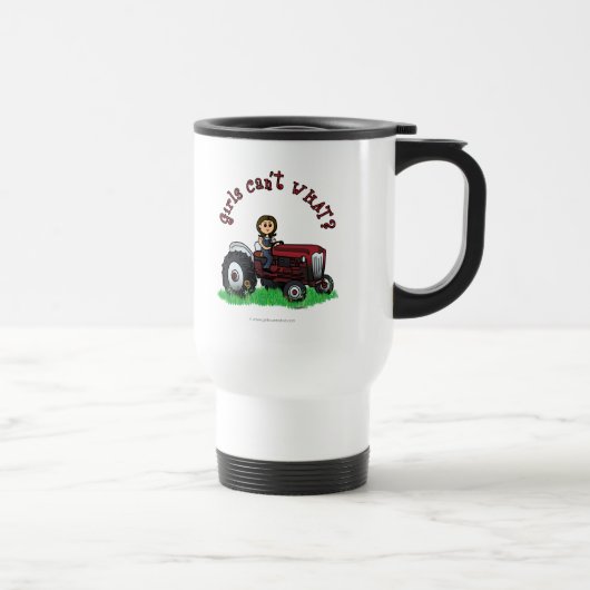 Mug De Voyage Farmer rouge clair (Droite)