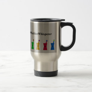 Mug De Voyage Fatiguable flu du pharmacien atteint de gris de Wh