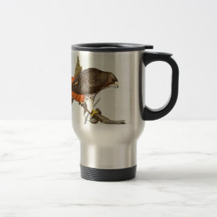 Mug De Voyage Faucon coupé la queue par rouge