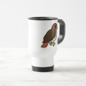 Mug De Voyage faucon Rouge-coupé la queue (Devant droit)