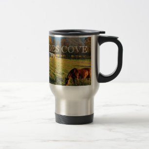 Mug De Voyage Faune de chevaux de crique de Cades - montagnes